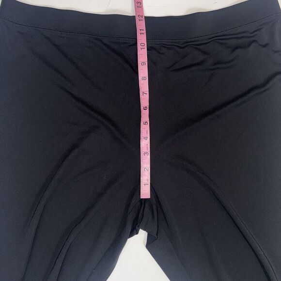 Susan Graver Premier Liquid Knit Black Pull On Pant Stretch Women 1XP - Picture 5 of 7